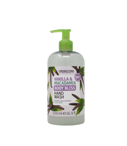 Body Bliss Vanilla & Macadamia Hand Wash 500ml - Case of 6